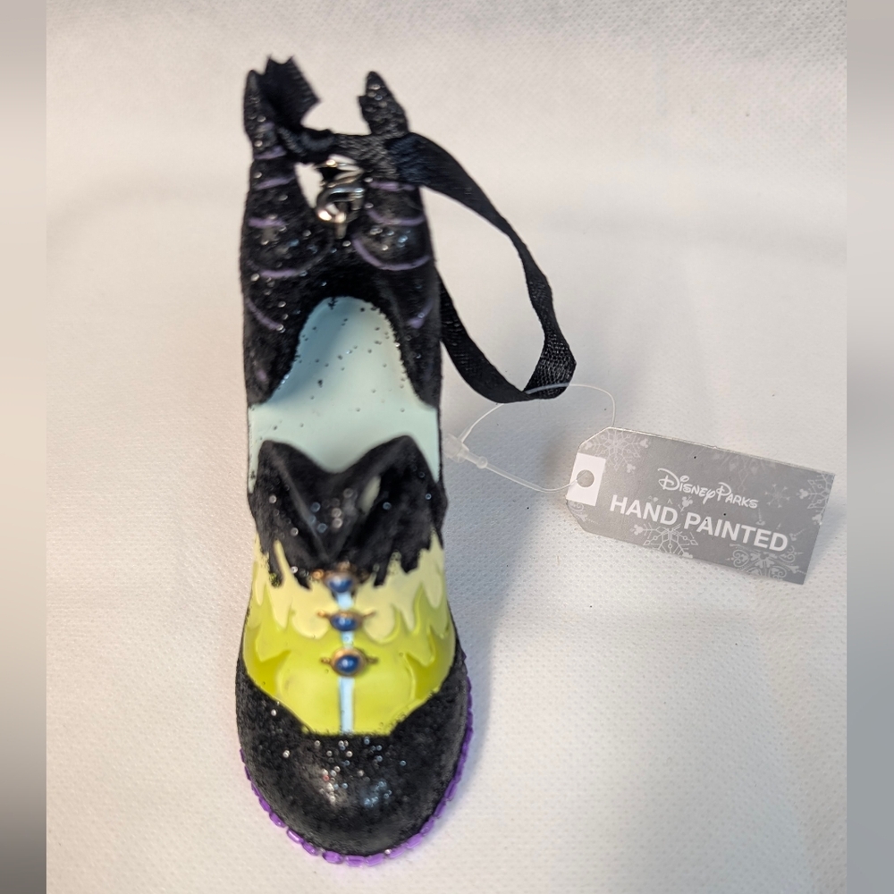 Disney Purple and Gold Shoe Ornament
